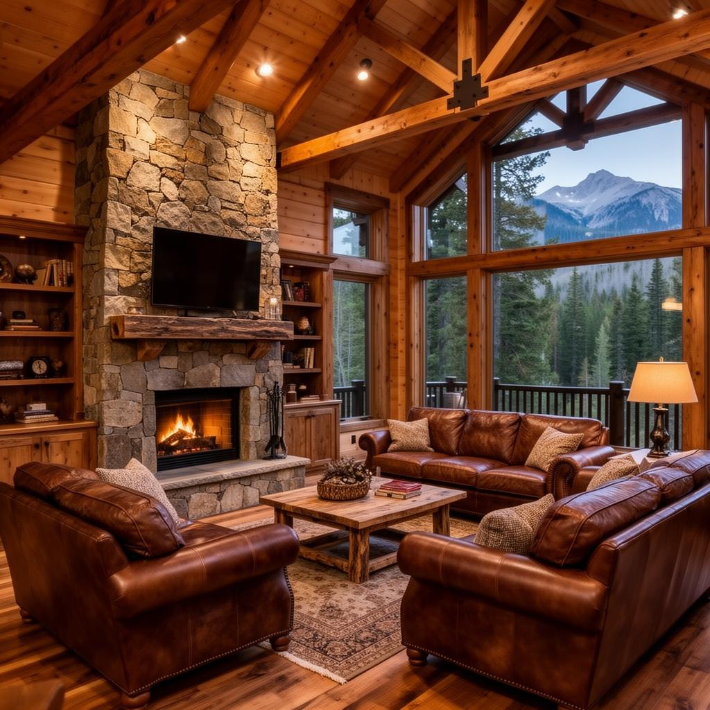 River Bend Lodge โ 5 bedroom cabin rental in Blue Ridge, GA sleeps 12